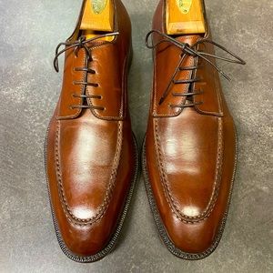 Santoni lace-up leather shoes